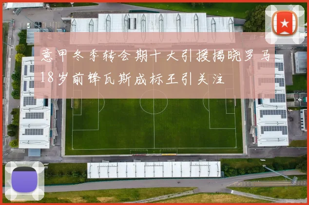 意甲冬季转会期十大引援揭晓罗马18岁前锋瓦斯成标王引关注